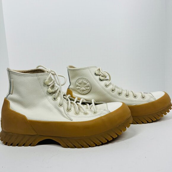 Converse Chuck Taylor All Star Lugged winter 2.0 High top Sneaker Boot in Egret main image 9